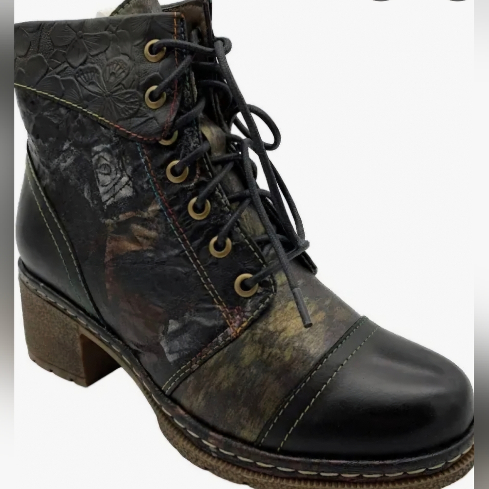 NWT - L'ARTISTE By Spring Step Lace-Up Boots, Women's Size EU 36 (US 5.5-6 M) - Picture 1 of 2
